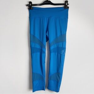 Z By Zella High Waisted Blue Leggings Size XS